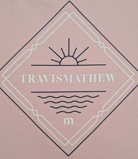 Travis Mathew Golf T-shirt Dusty Sand Pink Me...