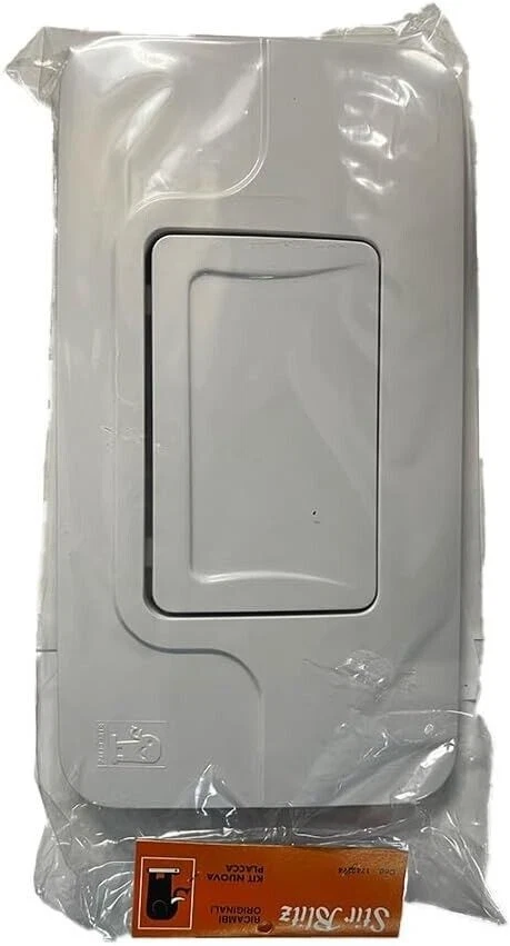 Kit nuova placca bianca Ricambio Originale Stir Blitz per cassetta scarico WC - Immagine 3 di 4