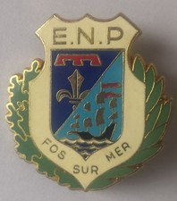 Police nationale, insigne de l'école nationale de police de Fos sur Mer...