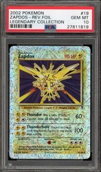 Zapdos 19/110 Legendary Collection Reverse Holo Rare