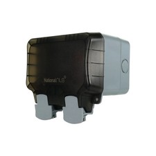 NLS Heavy Duty IP66 IK08 Weatherproof Enclosure for Powerpoints | 30929NLS