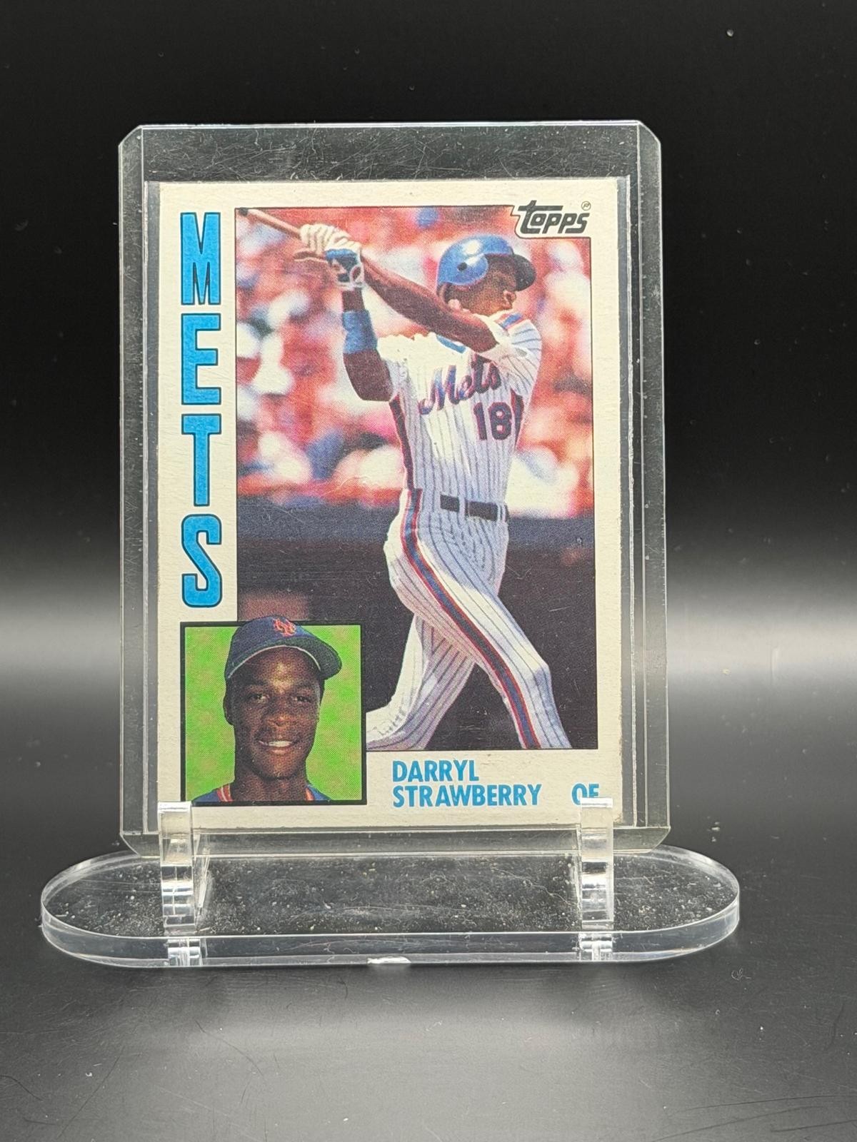 1984 Topps #182 Darryl Strawberry (2)