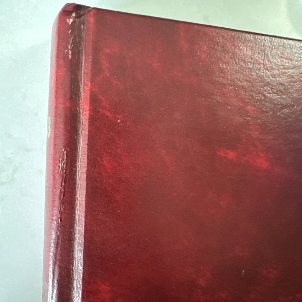 Vintage 1983 Southworth Note-a-Date 560/1950 Daily Journal Red Leather UNUSED - Image 4 of 4