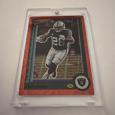 2022 Panini Classics Josh Jacobs #58 Timeless Tributes Premium Edition Red 5/35