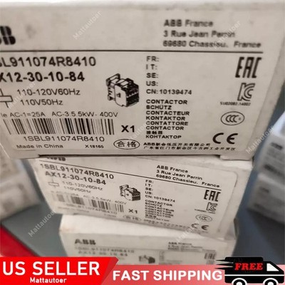 1PCS NEW ABB AX12-30-10 / AX12-30-10-84 Electrical AC Contactor 110V