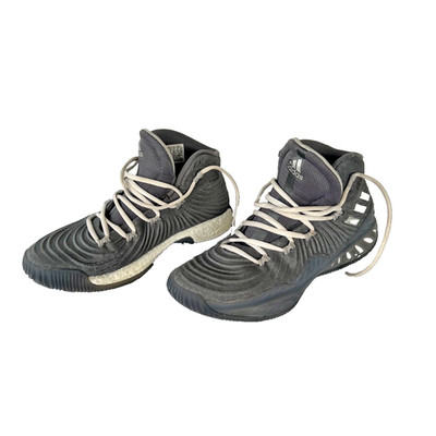 Adidas Boost Basketball Shoes Mens 7.5 Gray Athletic Sneakers