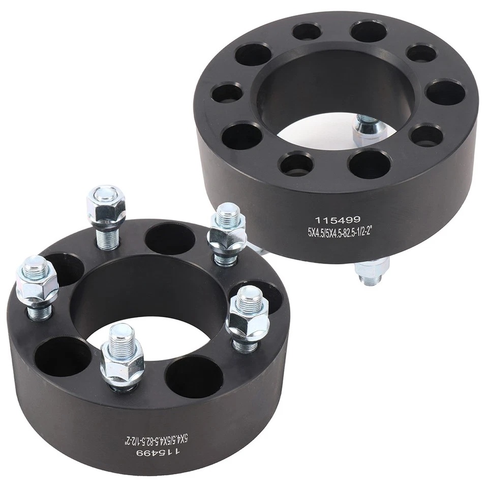2pcs 2'' 5x4.5 Wheel Spacers 1/2"x20 For Ford Crown Victoria Lincoln Town Car - Image 4 of 4