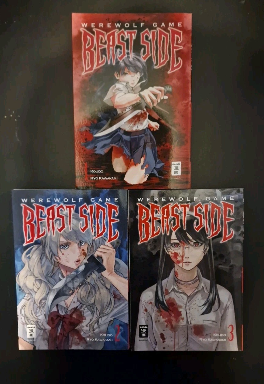 Werewolf Game - Beast Side 01 Bis 03 von Ryo Kawakami (2018, Taschenbuch) - Ryo Kawakami