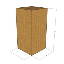 5 9x9x18 Kraft Brown Corrugated Shipping Boxes 32 ECT Single-Wall New