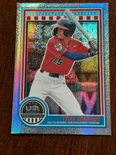 2025 Panini USA Stars & Stripes Glitter Sparkle Parallel Tyler Spangler #191