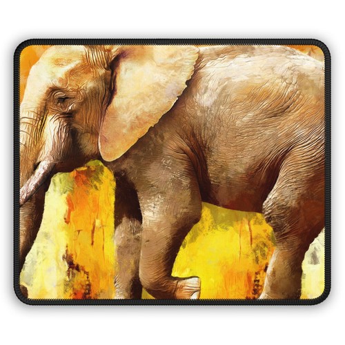 Colorful Elephant Mouse Pad, Animal Decor, Gamer Gift - Foto 5 di 5