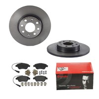 Brembo Bremsscheiben Ø257MM + BremsbelÄGe Vorne FÜR Fiat Punto EVO Grande