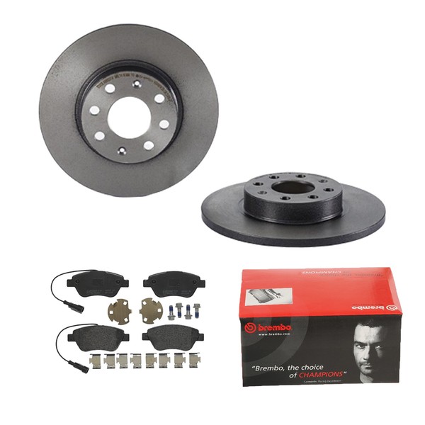 Brembo Bremsscheiben Ø257MM + BremsbelÄGe Vorne FÜR Fiat Punto EVO Grande-image