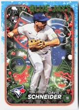 2024 Topps Holiday #H132 Davis Schneider