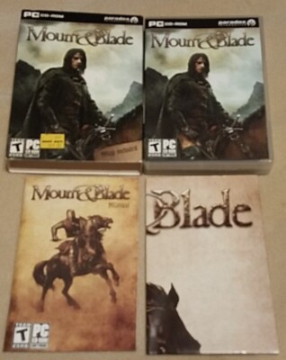 Mount & Blade Big Box Game PC CD-ROM 2008 w/Map & Manual, Windows IBM, CIB