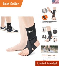 Drop Foot Brace - Adjustable AFO Ankle Brace for Walking  Stroke Recovery, B...