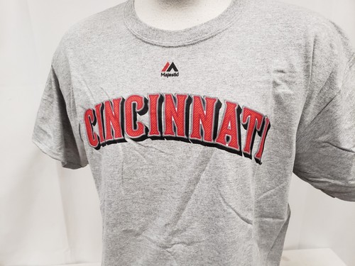 Brand New Men's Majestic MLB Cincinnati Reds Short Sleeve Shirt- L - Picture 2 of 4