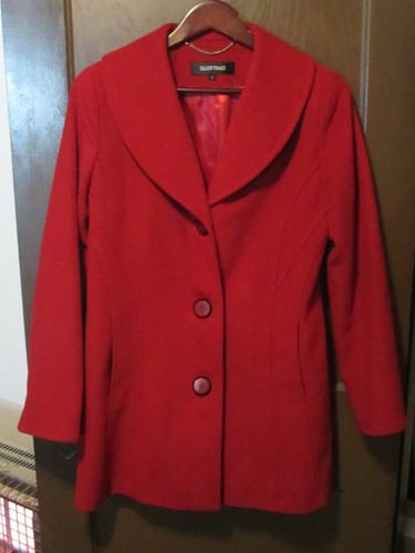 ellen tracy red coat