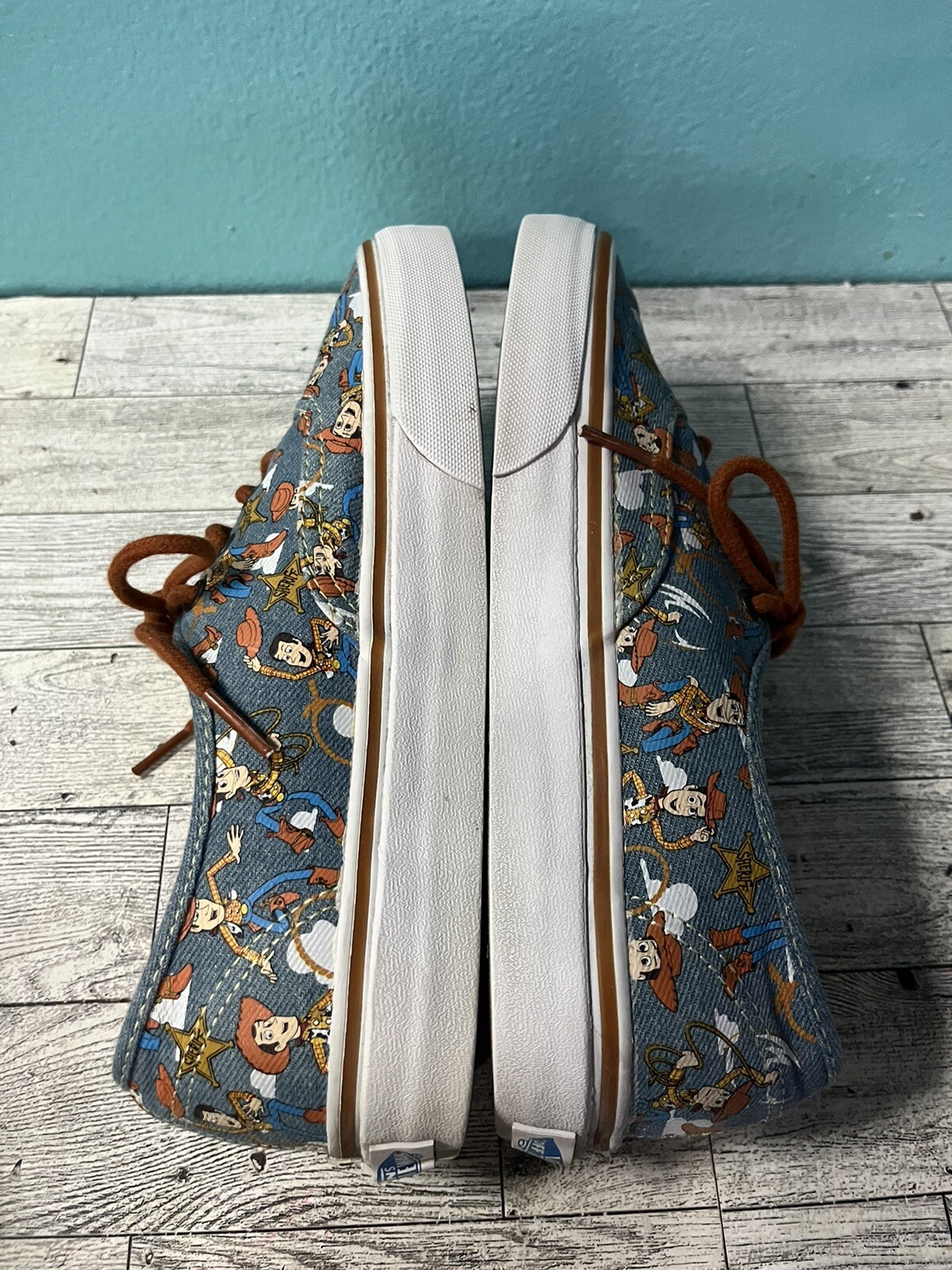 Vans Pixar Disney Toy Story Woody Sneakers women's si… Gem