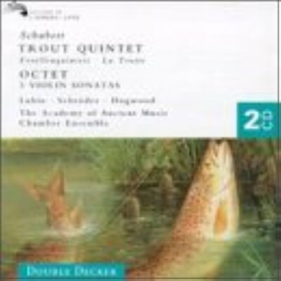 Schubert Trout Quintet 3 Violin Sonatas Octet F 2-CDs 1997 FAST SHIP FROM USA