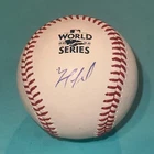 YORDAN ALVAREZ (Astros) Signed Official 2022 WORLD SERIES Baseball Beckett (BAS)