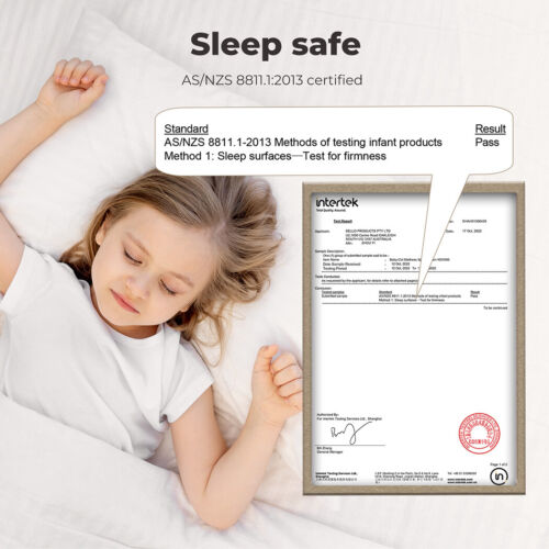 Dreamz Baby Cot Crib Mattress Cooling Gel Memory Foam Kids Bed Breathable 13cm - Picture 3 of 11
