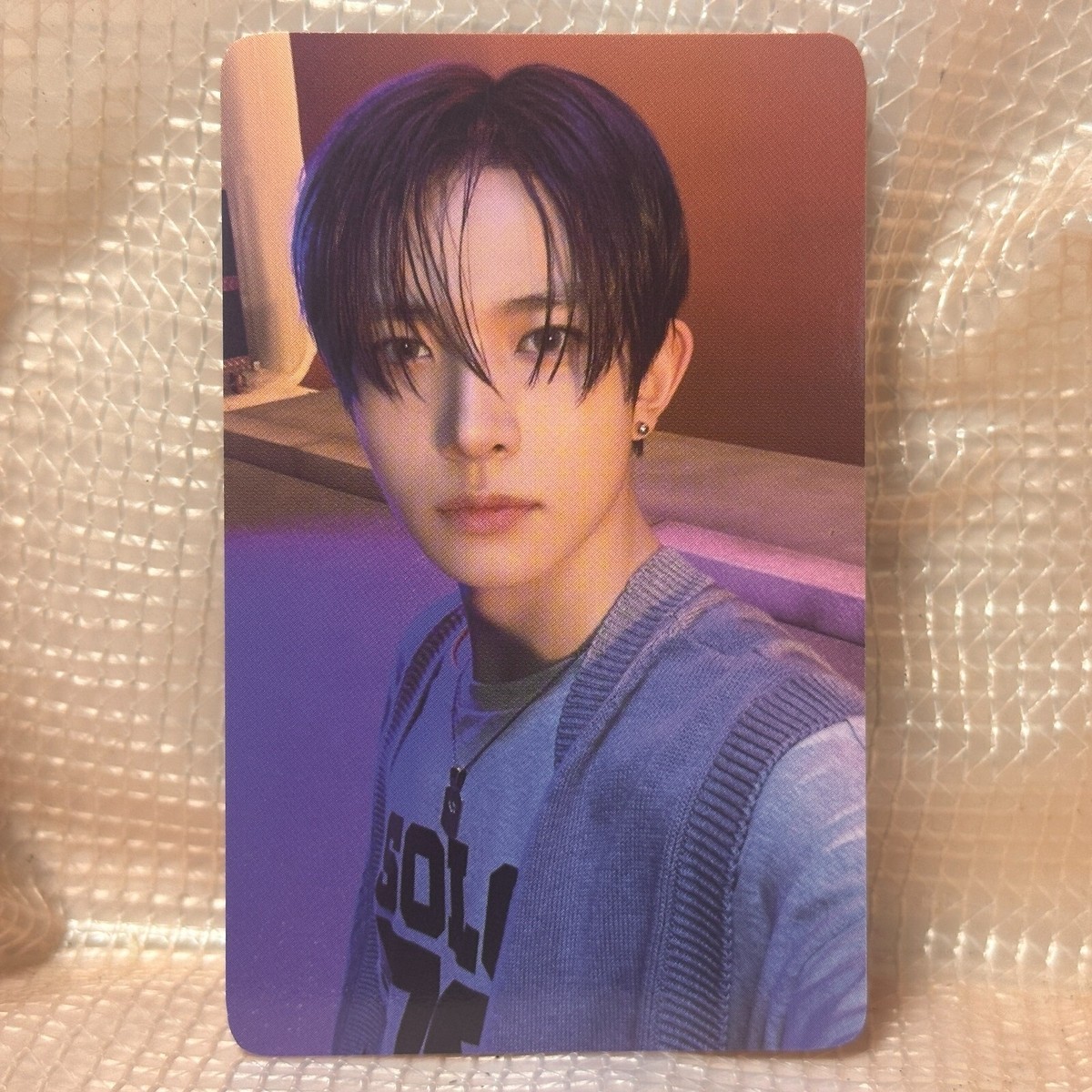 Heeseung Official Powerstation Lucky Draw Photocard Enhypen Orange