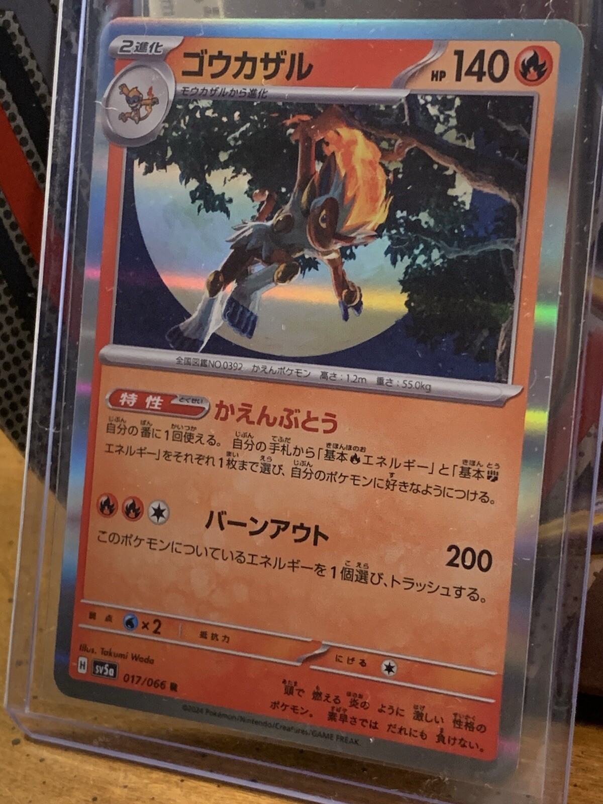 Infernape #17 Holo Pokemon TCG Japanese Crimson Haze