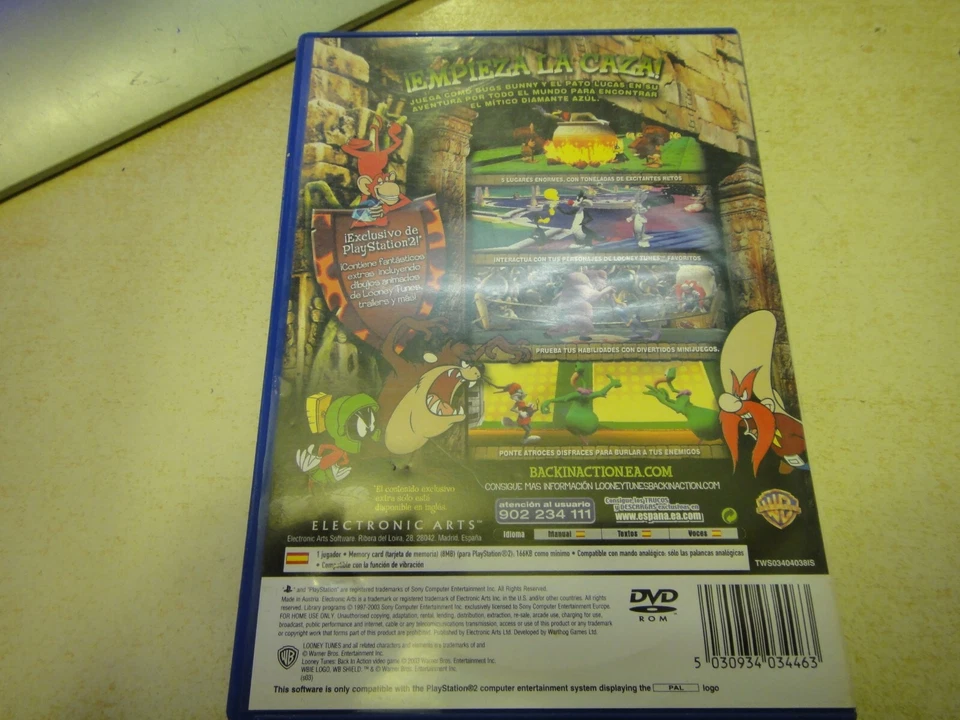 Sony Playstation 2 Looney Tunes de nuevo en accion Pal España - Imagen 2 de 4