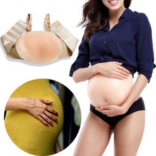 Silicone Breast Forms Artificial Baby Tummy Belly Fake Pregnancy Pregnant Bump