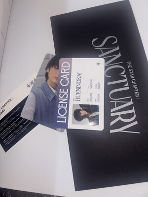 TXT [SANCTUARY] All Member Autographed Signed Album Tomorrow X