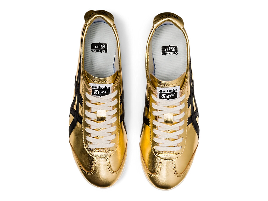 国内配送 Onitsuka Tiger MEXICO 66 PURE GOLD /BLACK Onitsuka tiger Mexico 66 PURE GOLD/BLACK new for UNISEX from