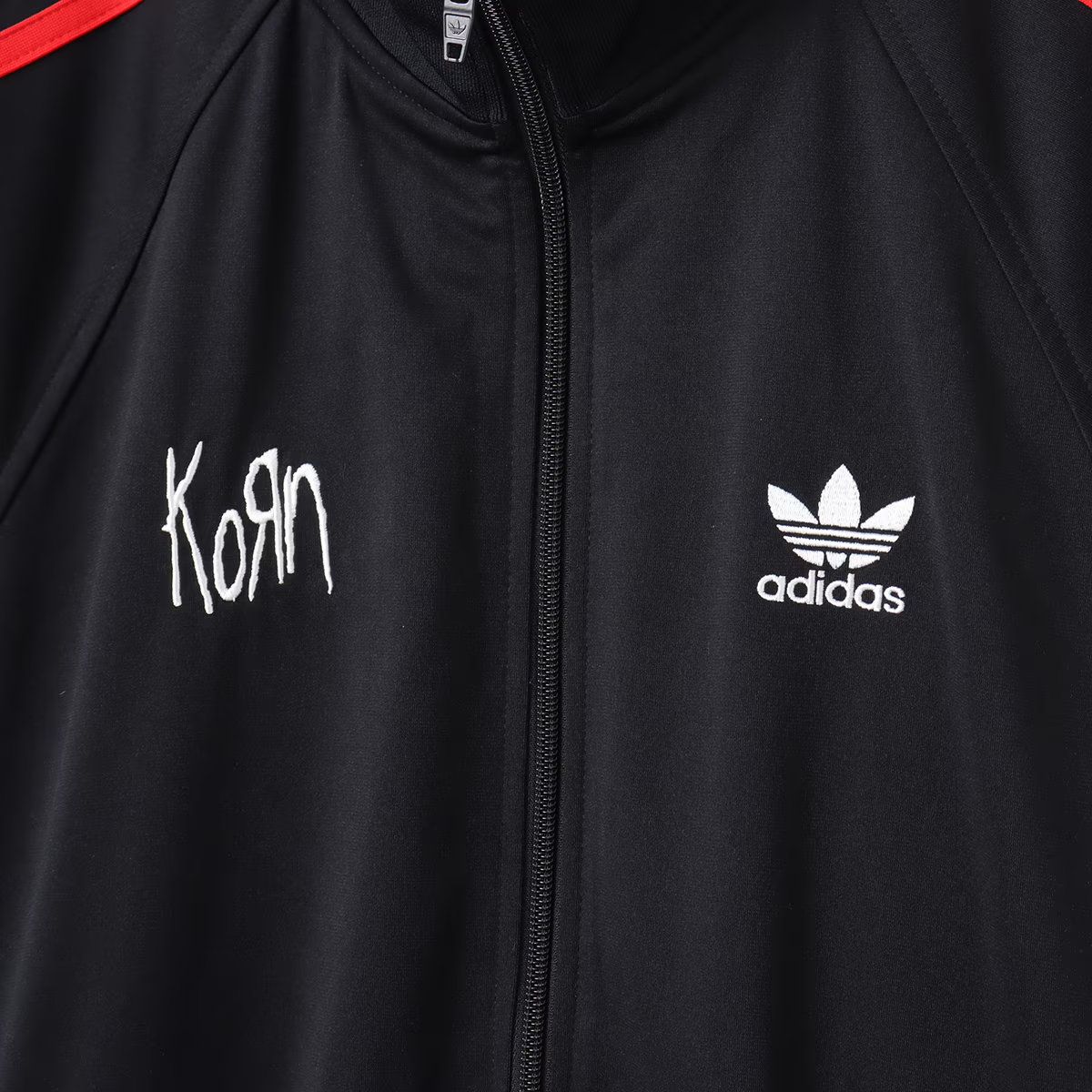 売り切り価格！adidas x Korn Truck Top Black adidas x Korn Truck Top Black Red JG1341 reversible M-3XL Japan