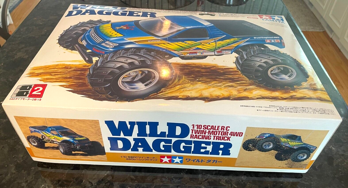 Vintage Tamiya Wild Dagger Twin Motor 1/10th Monster Truck