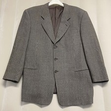 Vintage Giorgio Armani Men s Sports Coat Blazer Jacket 44R Virgin Wool Cashmere