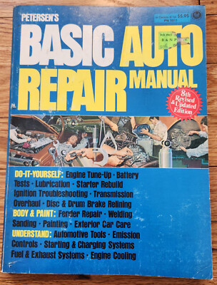 Petersen's Basic Auto Repair Manual 8th Edition 1977