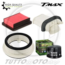 KIT 3 FILTRI ARIA + FILTRO OLIO YAMAHA T-MAX 530 TMAX 2012 2013 2014 2015 2016