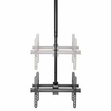 StarTech Back-to-Back, Dual Screen Ceiling TV Mount For 32" to 75" Displays