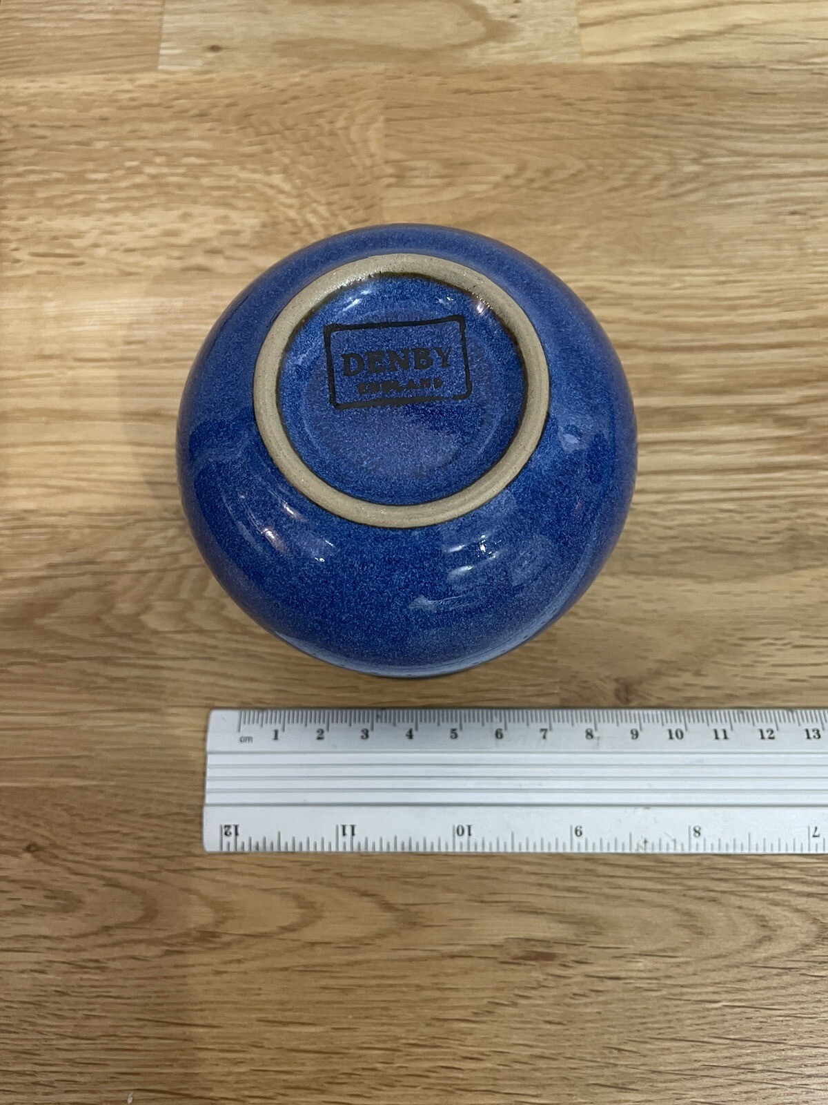 Denby Stoneware Imperial Blue Open Sugar Bowl VGC eBay