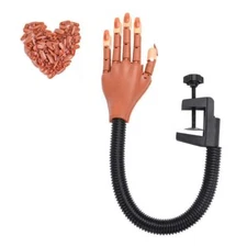 Flexible Nail Training Practice Hand Nail Manicure DIY Practice Tool