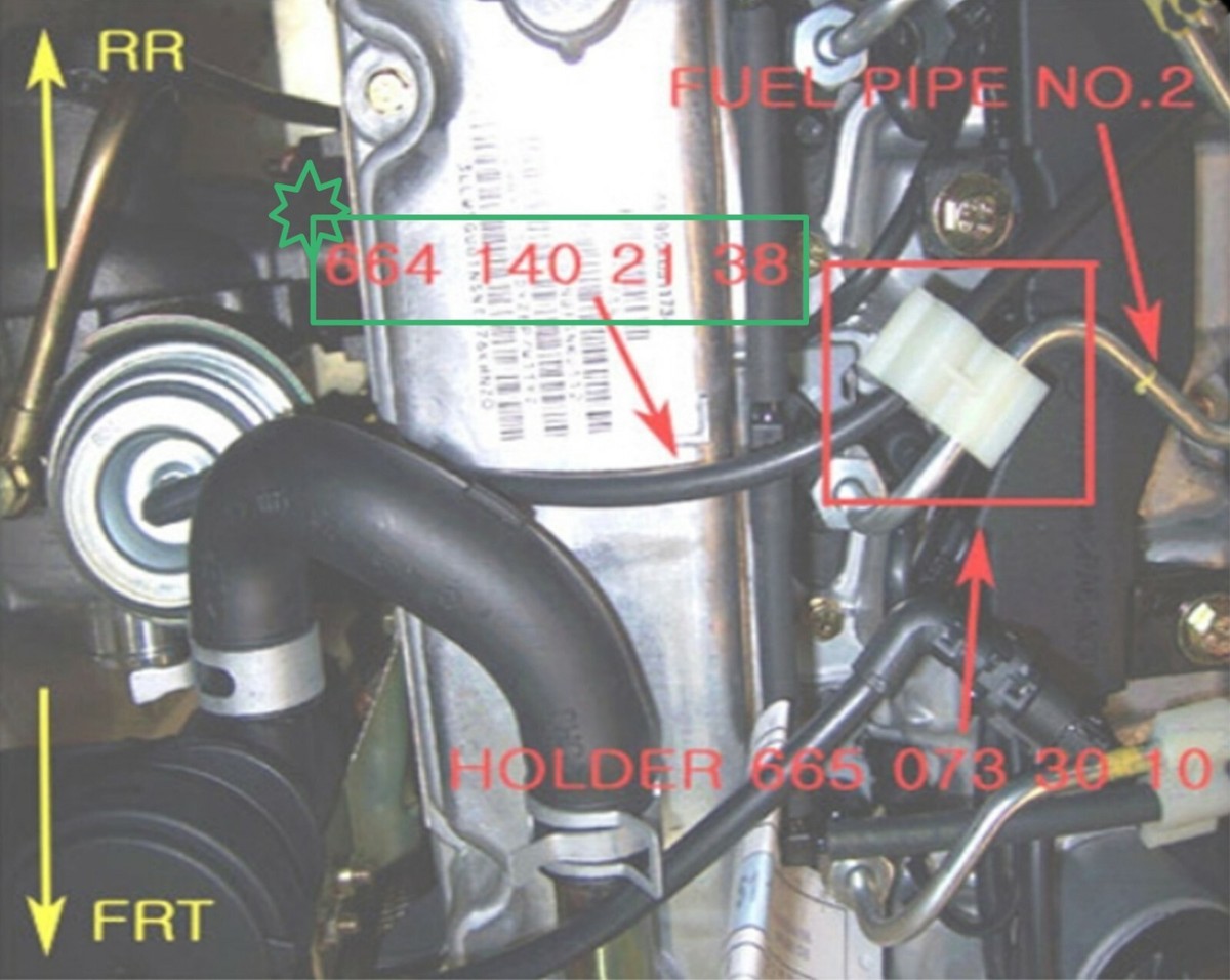 OEM D20DT Vacuum Outlet Hose Ssangyong Actyon (Sports) Kyron