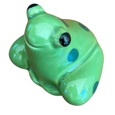 Lorrie Veasey Tiny Frog Ceramic Figurine Our Name Is Mud Collectible Animal