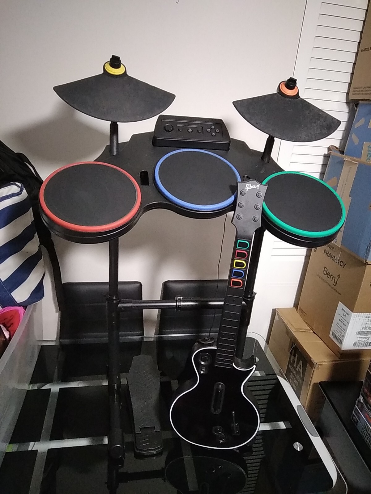 PS3 Guitar Hero World tour drums&Guitar 47875954830 eBay