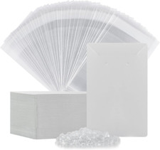 Earring Cards, Set Earring Making Supplies with 100 Pcs Earring Holder Cards 200