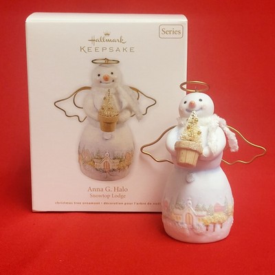 Hallmark Snowtop Lodge Anna G Halo 2011 Snow Angel Christmas Ornament