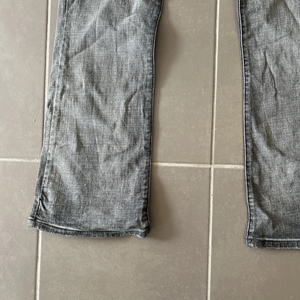 LIP SERVICE Hombre Talla 34 Himno Elastizado 99% Algodón Botón Mosca Gris Jeans Usados en Excelente Condición Foto 2 de 4