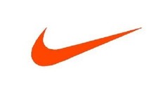 Nike Swoosh Decal Sticker Orange 4 Long