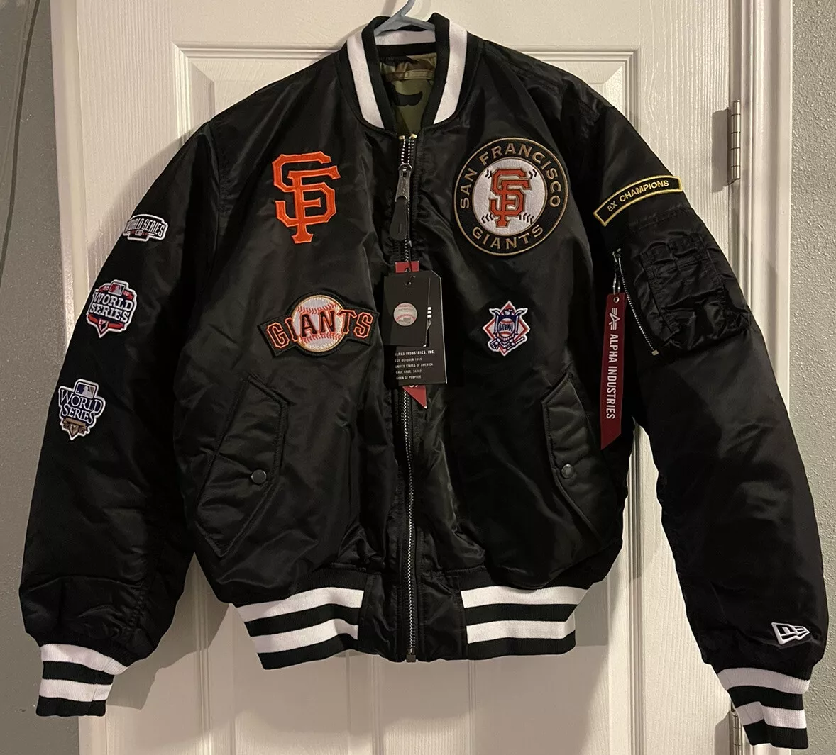 Alpha Industries X San Francisco Giants MA-1 Bomber Jacket – New