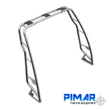 Roll bar in acciaio inox  316 abbattibile tubo Ø diametro 40 mm | Barca Nautica