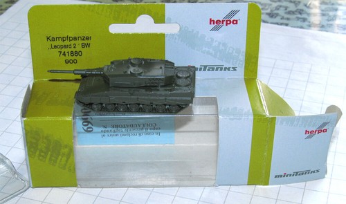 HERPA MINITANKS SCALA N CARRO ARMATO LEOPARD 2 BW ART. 741880 NUOVO OVP | Zustand: Nuovo
